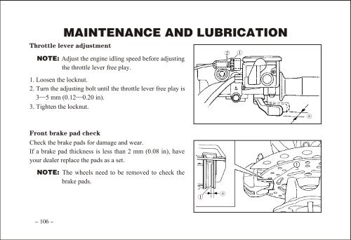 READ THIS MANUAL CAREFULLY! - Mojo Motorcycles