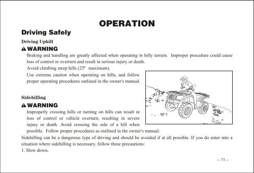 READ THIS MANUAL CAREFULLY! - Mojo Motorcycles