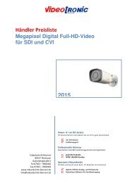 Full HD  CVI und SDI Händler Preisliste 2015 gültig ab 01.05.15