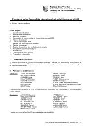 ProcÃ¨s-verbal de l'assemblÃ©e gÃ©nÃ©rale ordinaire du 24 novembre ...