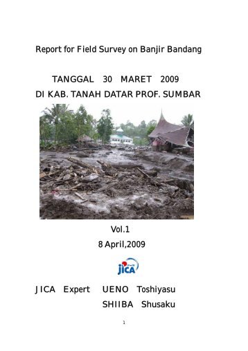 Report for Field Survey on Banjir Bandang
