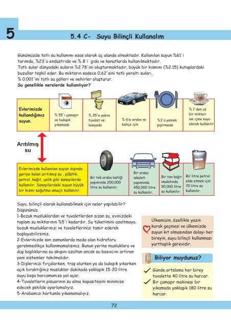 ünite 5 çözücüler ve çözeltiler - talim terbiye dairesi müdürlüğü