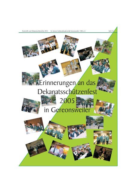 Festschrift zum Dekanatsschützenfest 2015
