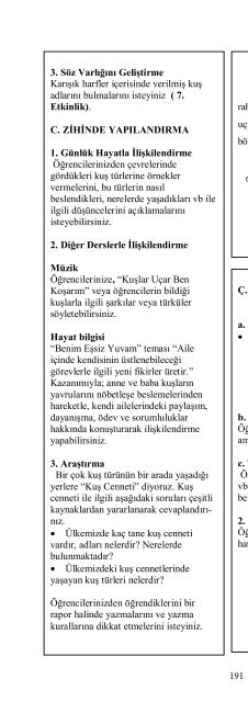 Müfredat Programı