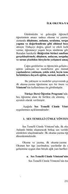 Müfredat Programı