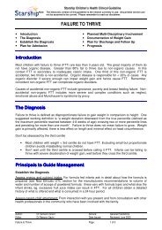 FAILURE TO THRIVE - Flourish Paediatrics