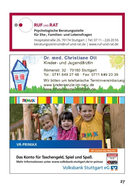 DKHW Eltern-Tipps Stuttgart und gesamte Region 2015