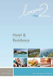 Scarica le Fact-sheet Loano 2 Village Hotel & Residence