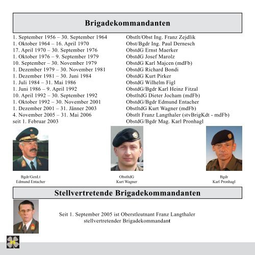 die geschichte der 3. panzergrenadierbrigade - Österreichs ...