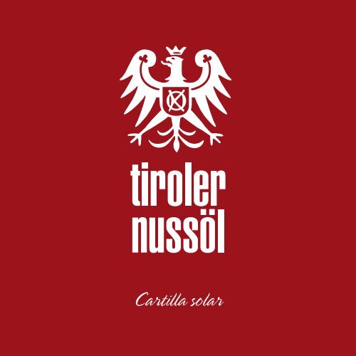 Cartilla solar - Tiroler Nussöl