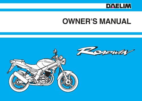 Daelim Roadwin 125cc Owners Manual.pdf - Mojo