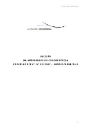 da decisÃ£o caixa seguros - Autoridade da ConcorrÃªncia