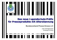 Das neue Jugendschutz Das neue Jugendschutz-Präfix g für ...