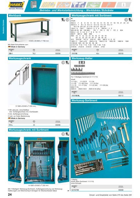 Hazet Katalog Kapitel 2