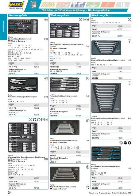 Hazet Katalog Kapitel 2