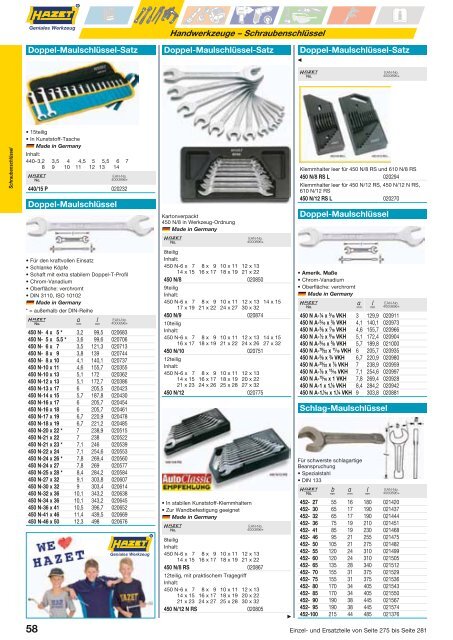 Hazet Katalog Kapitel 3