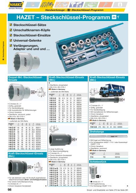 Hazet Katalog Kapitel 3