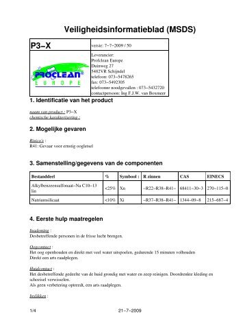 P3X - Tinnemans.nl