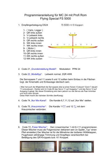 Programmieranleitung FS 5000 8 Klappen MC24 - Sport Klemm ...