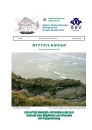 Mitteilungen 1/11 - März 2011 - Gebirgsverein - Neunkirchen