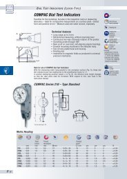 COMPAC Dial Test Indicators - Measuring Tools, Precision ...