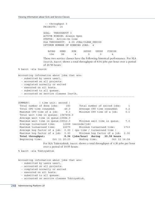 Administering Platform LSF - SAS