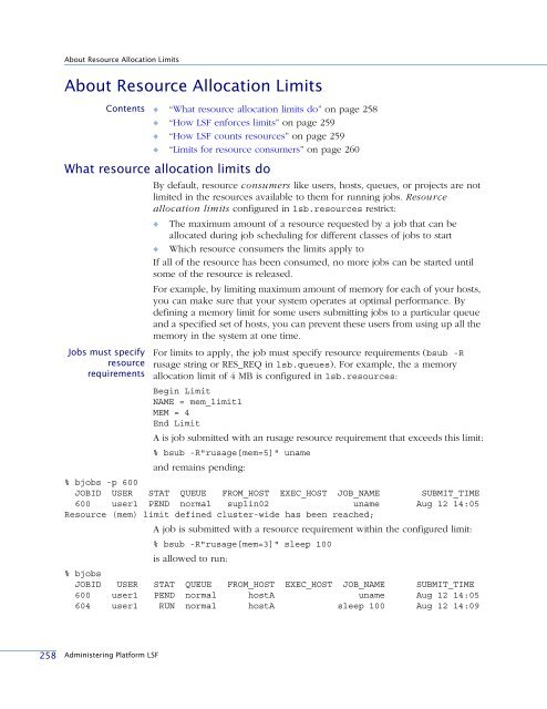 Administering Platform LSF - SAS