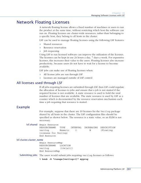 Administering Platform LSF - SAS