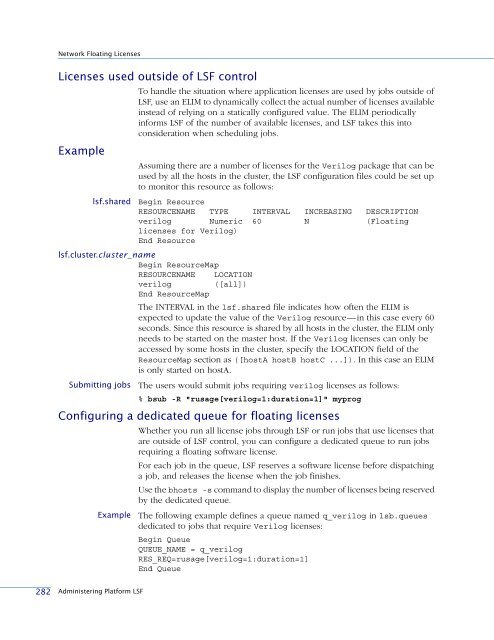 Administering Platform LSF - SAS