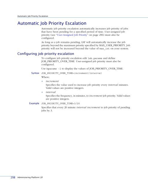 Administering Platform LSF - SAS