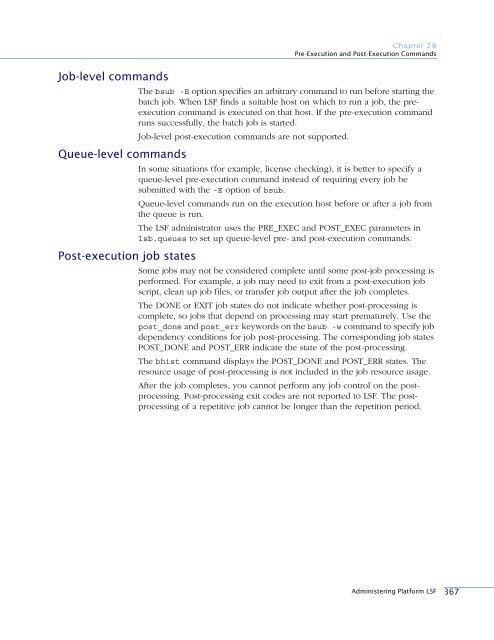 Administering Platform LSF - SAS