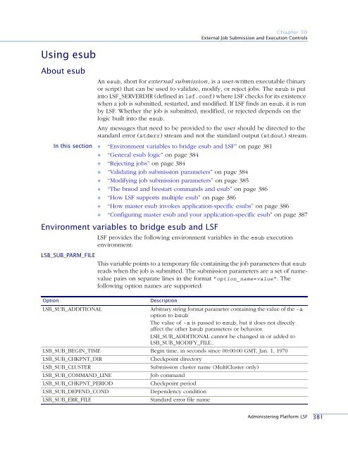 Administering Platform LSF - SAS