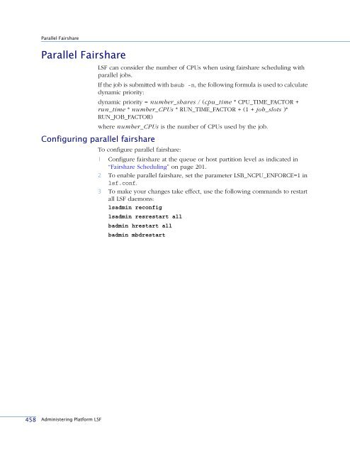 Administering Platform LSF - SAS