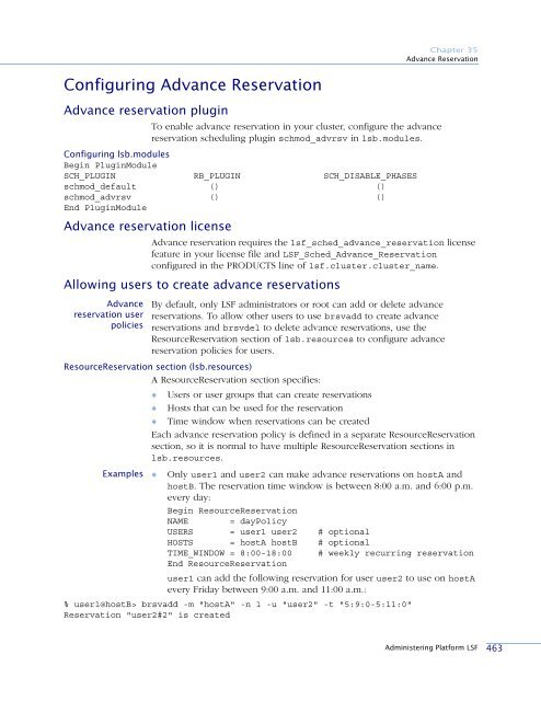 Administering Platform LSF - SAS