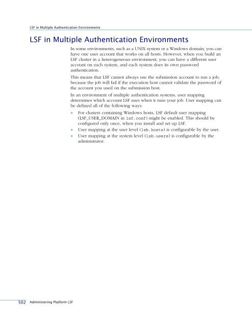 Administering Platform LSF - SAS