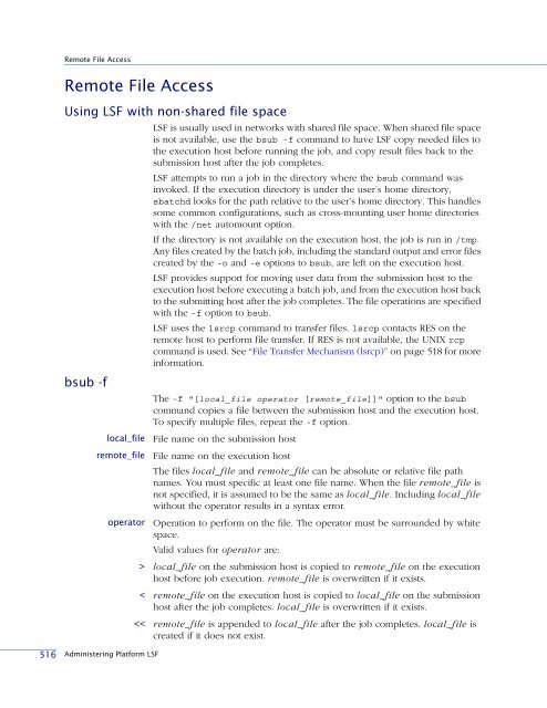 Administering Platform LSF - SAS