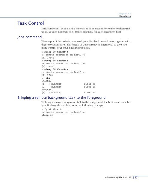 Administering Platform LSF - SAS