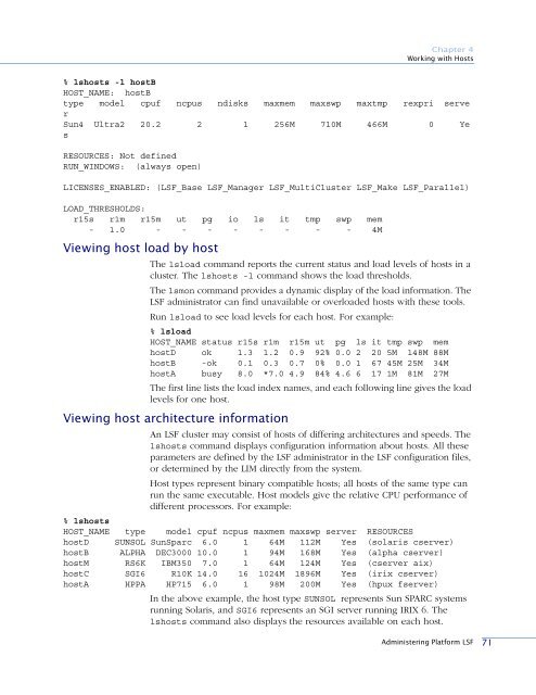 Administering Platform LSF - SAS