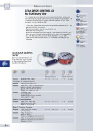 TESA QUICK-CONTROL C2 for Stationary Use - Measuring Tools ...