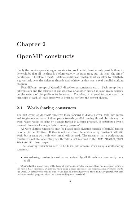 Parallel Programming in Fortran 95 using OpenMP - People