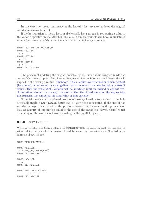 Parallel Programming in Fortran 95 using OpenMP - People