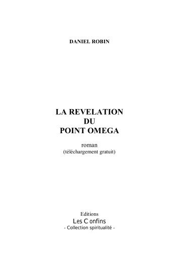 LA REVELATION DU POINT OMEGA - Page d'accueil