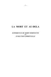 LA MORT ET AU-DELA - Page d'accueil