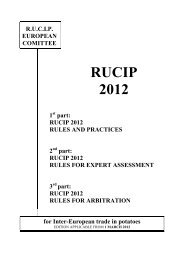 RUCIP 2012 - Europatat, European Potato Trade Association