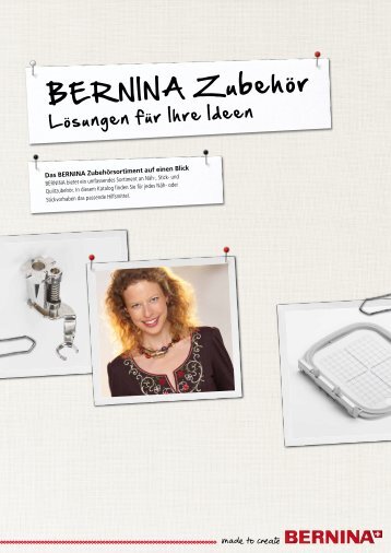 Zubehörkatalog - Bernina