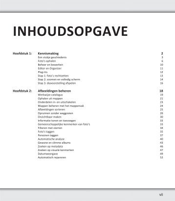 INHOUDSOPGAVE - Van Duuren Media