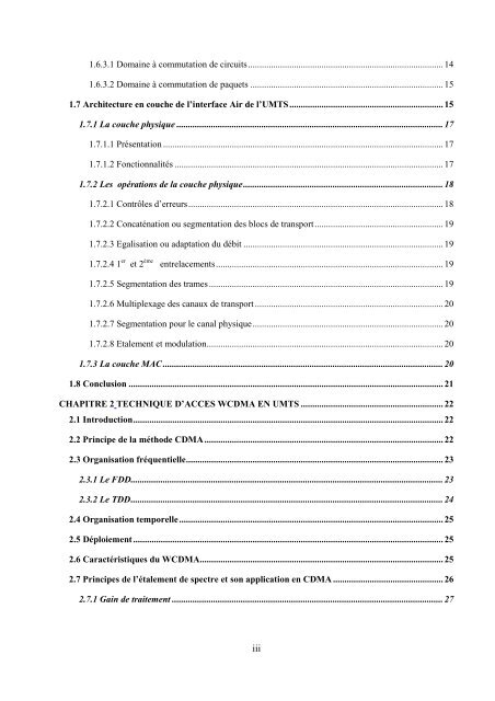 etude et performance du soft handover dans le reseau umts