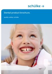 Dental product brochure. - Schulke.co.uk