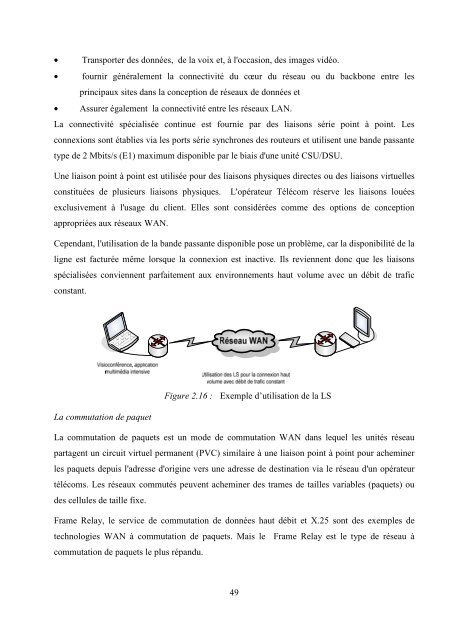 contribution Ã  l'etude et au dimensionnement d'un reseau d'entreprise