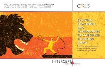 view the invitation - The INTERCEPT Blood System by Cerus ...